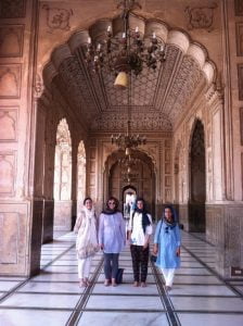 Visit to Lahore Fort with Lahore Biennial team 