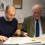 Looking through material from WW1 exhibition at Simbach museum