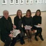 Terence Pepper, Photographs Curator; Celia Joicey, Head of Fashion & Textile Museum; Natacha FILIOL, Head of Exhibitions, Montpellier; Beth Ojari, Exhibition Designer, Fashion & Textile Museum, Pavillon Populaire, Montpelier, 15 December 2016