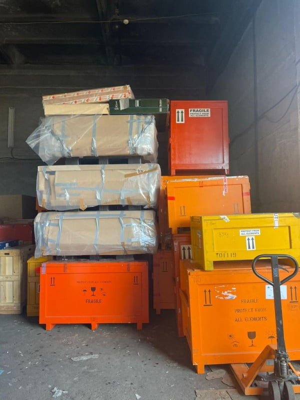 UK culture and heritage organisations send packing crates, conservation