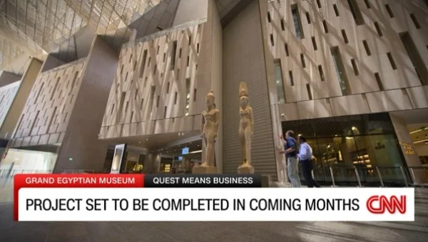 Grand Egyptian Museum set to be completed in coming months. Richard Quest has all the details about the new project.