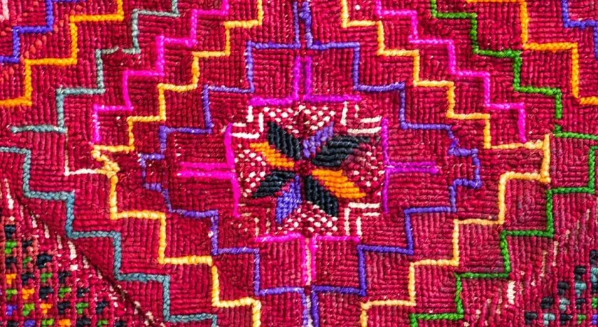 Detail of dress from Ramallah, early 20th century. © The Whitworth, The University of Manchester. Photo: Ruth Wedgbury